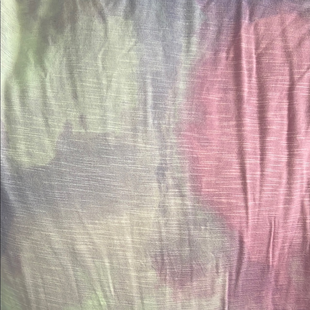 LuLaRoe Women's Short Sleeve Tee (Olive) - Pastel Tie-Dye